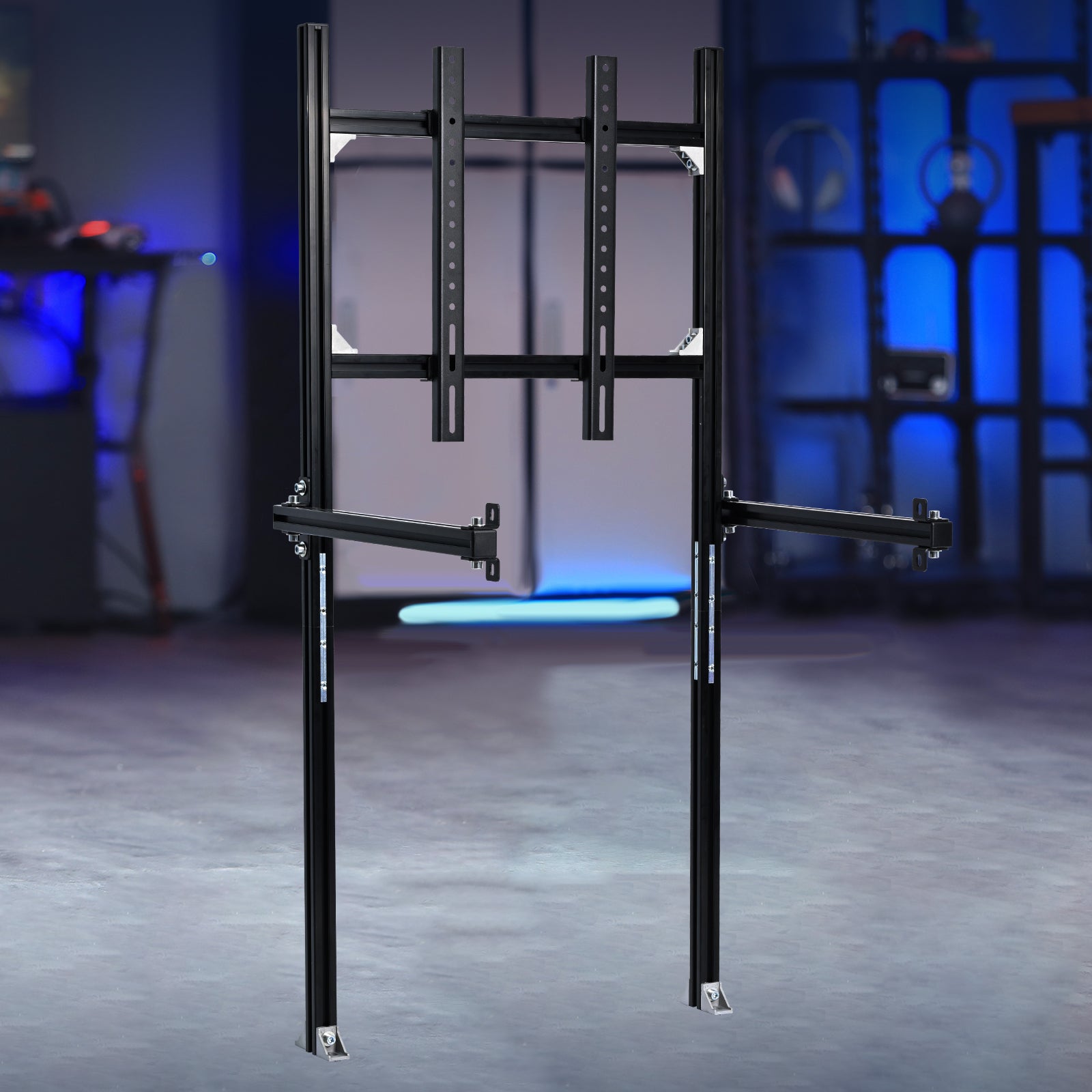 Marada 3030 Aluminum Racing Sim Cockpit Monitor Stand Supports 27" to 65" Monitors