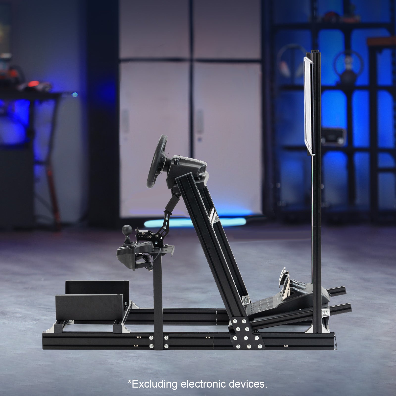 Marada Sim Racing Cockpit 4080 Aluminum Frame Compatible with Thrustmaster Fanatec Logitech Racing Wheels