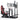 Marada 4080 Aluminum Sim Cockpit with Red Seat & Triple Monitor Mount,No Electronics Included