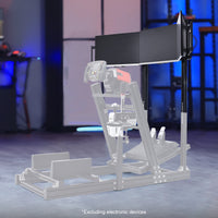 Marada 4040T-type Aluminum Triple Monitor Mount For Aluminum Alloy Racing Simulator Cockpit