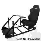 Marada Racing Wheel Stand Suitable for G25 G27 G29 G920 Racing Wheel Steering Wheel Stand Racing Game Stand Simulator Cockpit with Capacity 220LBS Without Wheel and Pedals (Black)