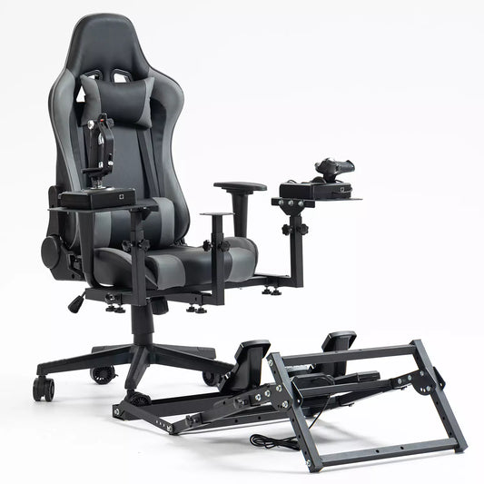 Marada Flight Simulator Gaming Seat with Pedal Mount for Logitech Thrustmaster