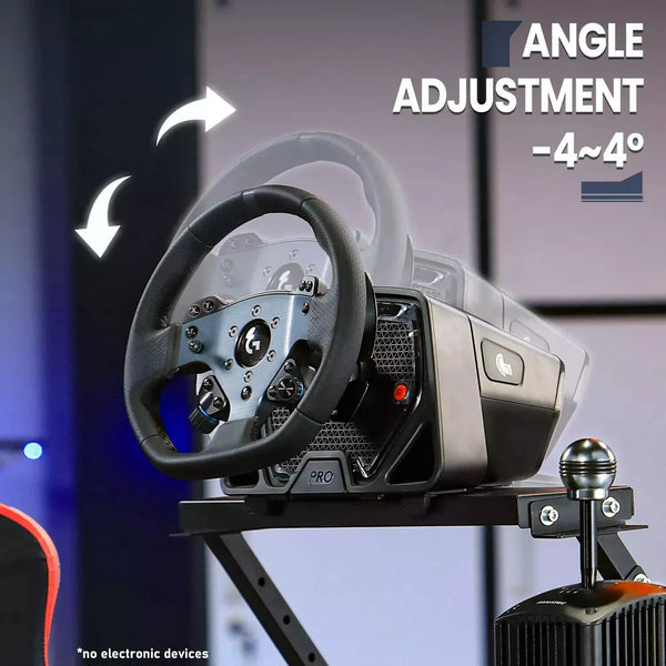 Marada G923 Racing Simulator Cockpit with Red Seat Compatible with Thrustmaster, Logitech,PXN, Fanatec Adjustable Mount Steering Wheel, Pedal, Handbrake Not Included