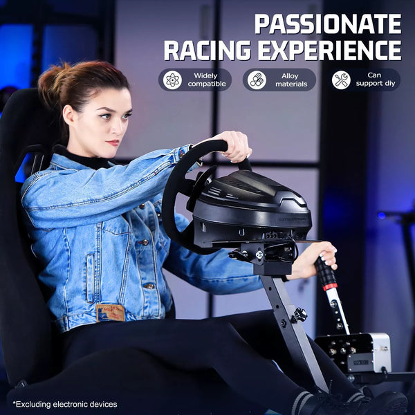 Marada G29 Racing Simulator Cockpit with Black Seat Fit Logitech G920 G923 Xbox