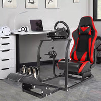 Marada Simulator Driving Cockpit Frame Adjustable fit for Logitech G25G27G29G920 Racing Wheel Stand Gaming Steering Stand, Wheel and Pedals Not Included