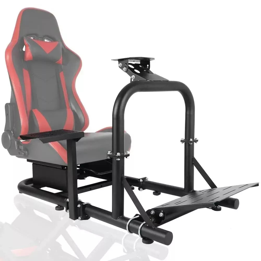 Marada Racing Cockpit Frame Upgrade Stable Racing Wheel Stand Adjustable Fit for Logitech G25 G27 G29 G920 Thrustmaster T80 T150 Wheel, Pedals, Seat and Shifter Not Include