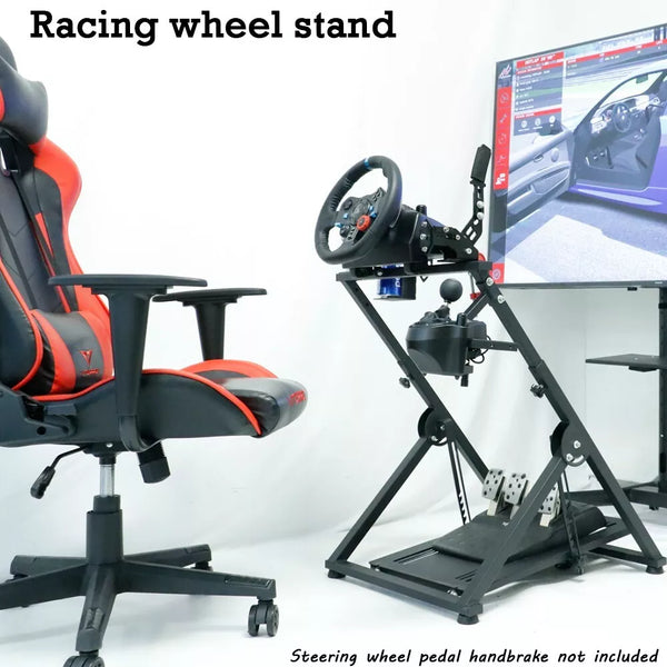 Marada Racing Simulator Steering Wheel Stand Logitech for G25, G27, G29, G920, T300, T500 Thrustmaster T300RS. Wheel & Pedals Not Included